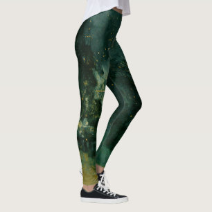 James Whistler - Nocturne in Black and Gold Leggings