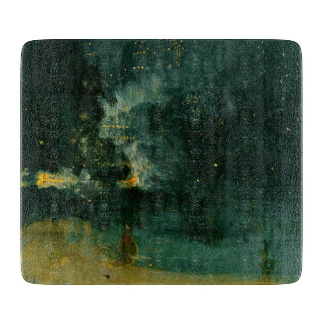 James Whistler - Nocturne in Black and Gold Schneidebrett (Vorderseite)