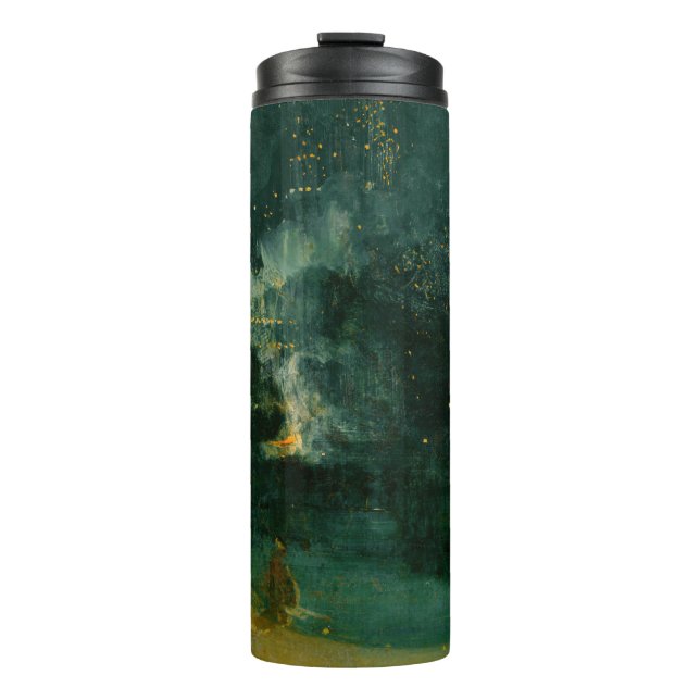 James Whistler - Nocturne in Black and Gold Thermosbecher (Vorderseite)