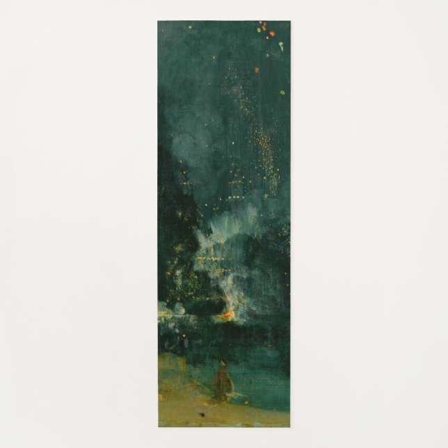 James Whistler - Nocturne in Black and Gold Yogamatte (Vorderseite)