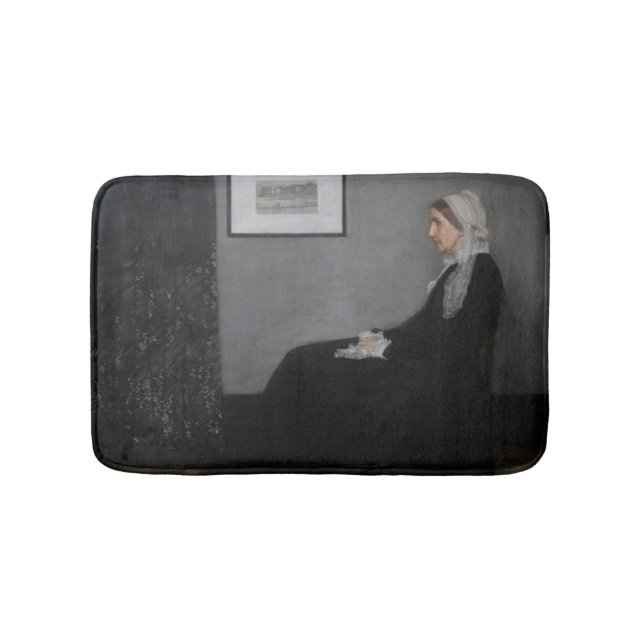 James Whistler - Portrait der Mutter des Künstlers Badematte (Vorderseite)
