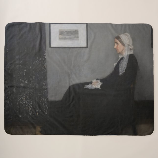 James Whistler - Portrait der Mutter des Künstlers Sherpadecke (Vorderseite (Horizontal))