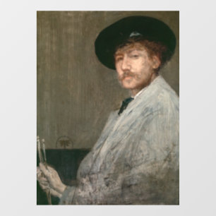 James Whistler - Portrait des Malers Fensteraufkleber