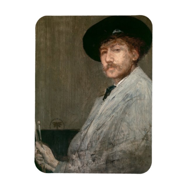 James Whistler - Portrait des Malers Magnet (Vertikal)