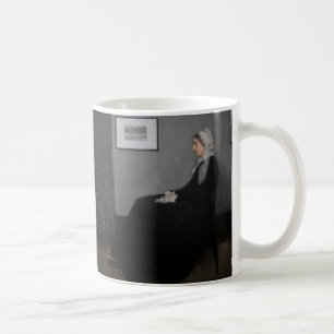 James Whistler - Porträt der Mutter des Künstlers Kaffeetasse
