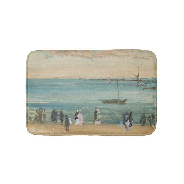 James Whistler - Southend Pier Badematte (Vorderseite)