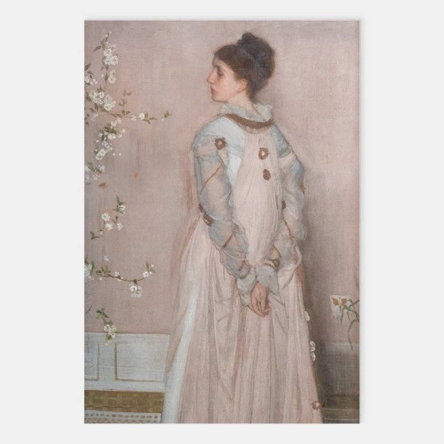James Whistler - Symphonie in Fleisch, Farbe und R Geschenkpapier Set (Von Creator hochgeladen)