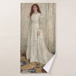 James Whistler - Symphonie in Weiß Nr. 1 Badhandtuch Set