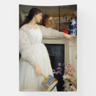 James Whistler - Symphonie in Weiß Nr. 2 Banner