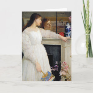 James Whistler - Symphonie in Weiß Nr. 2 Karte