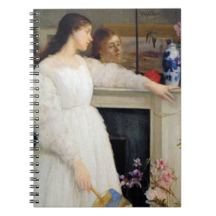 James Whistler - Symphonie in Weiß Nr. 2 Notizblock