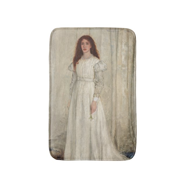 James Whistler - Symphony in White No. 1 Badematte (Vorderseite Vertikal)