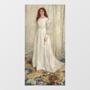 James Whistler - Symphony in White No. 1 Fensteraufkleber