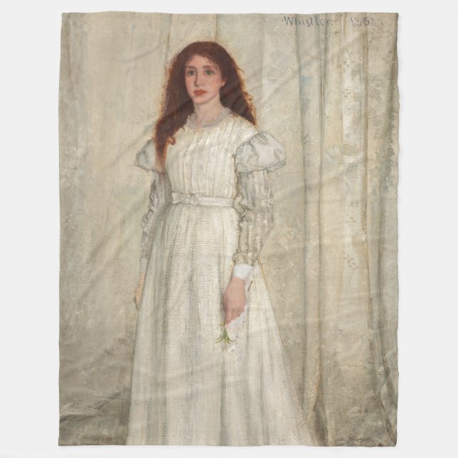 James Whistler - Symphony in White No. 1 Fleecedecke (Vorderseite)