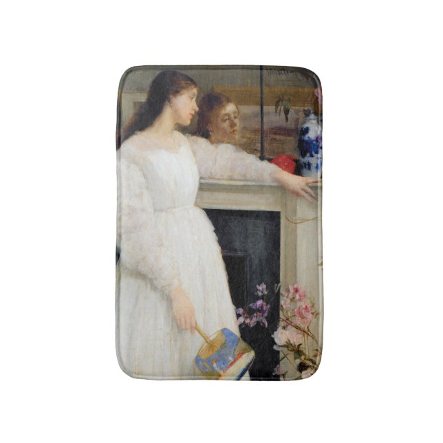 James Whistler - Symphony in White No. 2 Badematte (Vorderseite Vertikal)