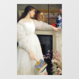 James Whistler - Symphony in White No. 2 Fensteraufkleber