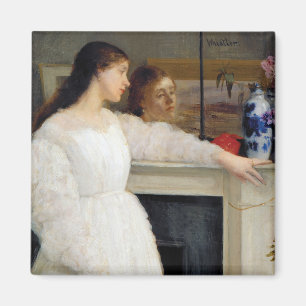 James Whistler - Symphony in White No. 2 Magnet