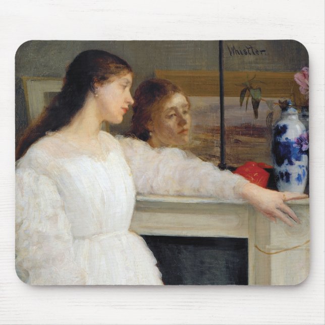 James Whistler - Symphony in White No. 2 Mousepad (Vorne)