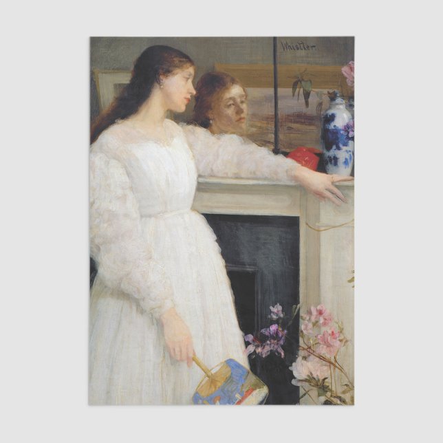 James Whistler - Symphony in White No. 2 Seidenpapier (Von Creator hochgeladen)