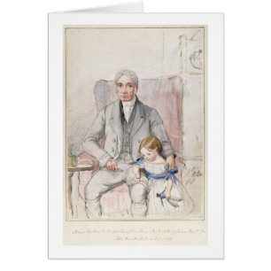 James Wyatt mit seinem Grandaughter Mary, älteste