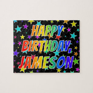 "JAMESON" Vorname, Spaß "GLÜCKLICHER GEBURTSTAG"