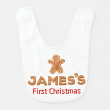 James's Erstes Weihnachtsgingerbrot Personalisiert
