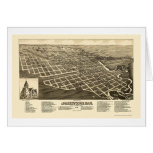Jamestown, carte panoramique de ND - 1883