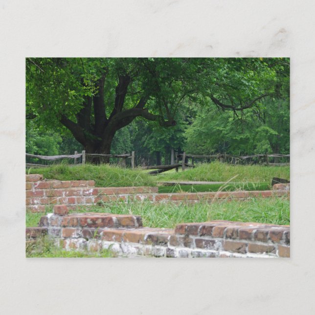 Jamestown Ruins Postkarte (Vorderseite)