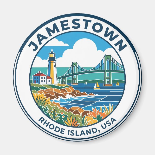 Jamestown USA Magnet (Vorne)