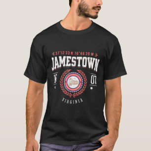 Jamestown Virginia Kolonie Rustic Souvenir Revolut T-Shirt