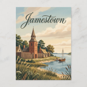 Jamestown, Virginia Postkarte