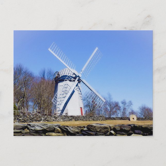 Jamestown Windmühle aus dem Jahre 1789 Postkarte (Vorderseite)