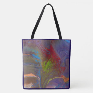 Jamie - Abstrakte Malerei - Original Artwork-Tasch Tasche