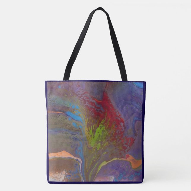 Jamie - Abstrakte Malerei - Original Artwork-Tasch Tasche (Vorderseite)