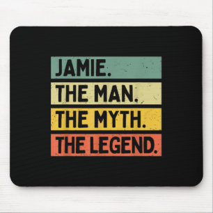 Jamie Der Mann der Mythos Die Legende Funny Person Mousepad