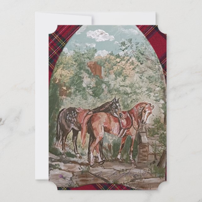 jamie & poppy tartan hunt (Vorderseite)