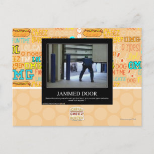 Jammed Door Postkarte