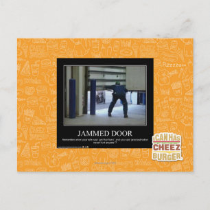 Jammed Door Postkarte