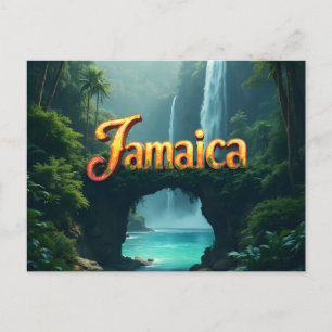 Jammen in Jamaika Postkarte