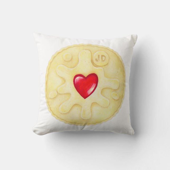 Jammie Dodger Keks-Kissen Kissen (Vorderseite)