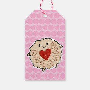 Jammie Dodger Wasserfarbe Geschenkanhänger