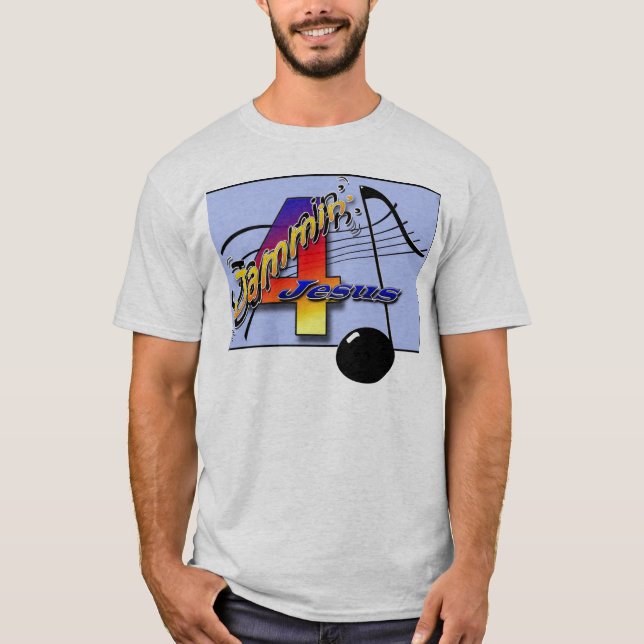 Jammin für Jesus T-Shirt (Vorderseite)