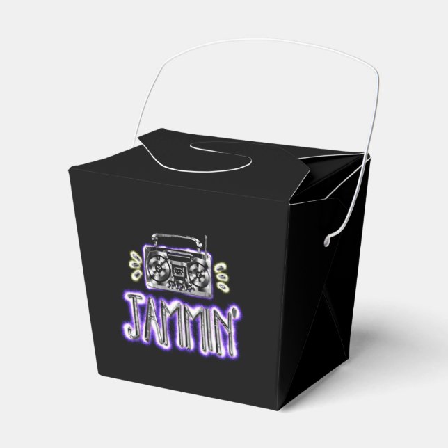 Jammin' mit Boombox Geschenkschachtel (Vorderseite)