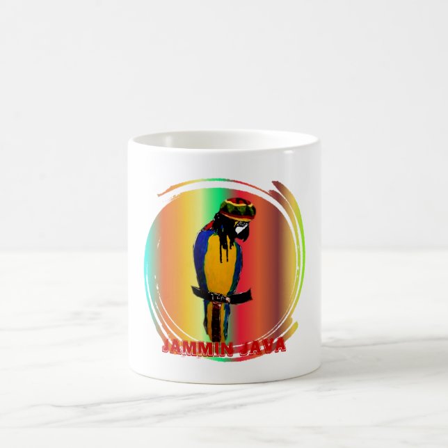 JAMMIN PARROT KAFFEETASSE (Mittel)