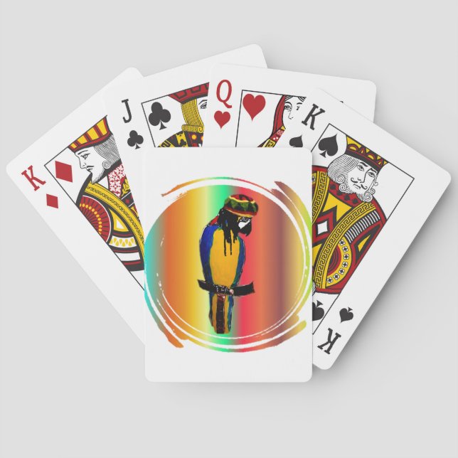 JAMMIN PARROT SPIELKARTEN (Rückseite)