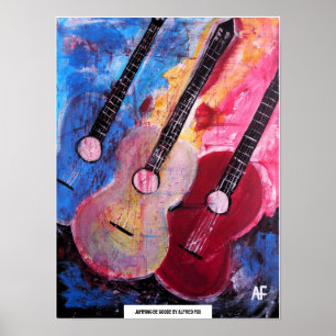 Jamming be Goode Gemälde von Alfred Fox Poster
