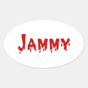 Jammy Ovaler Aufkleber