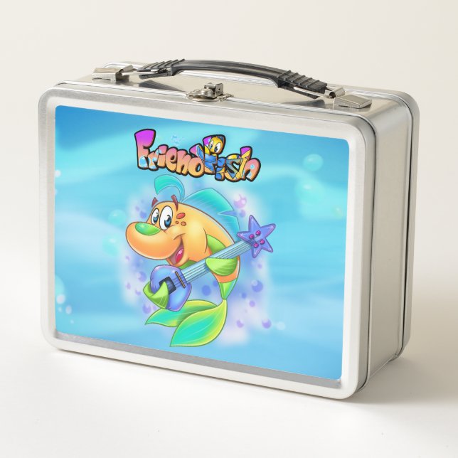 Jammy the Guitar Fish – FriendFish Lunchbox (Devant)