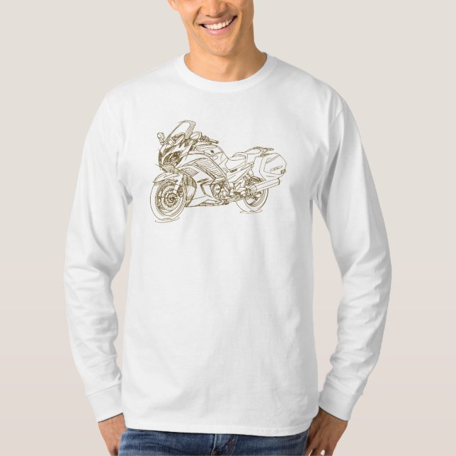 Jamswurzel FJR1300 2013 T-Shirt (Vorderseite)