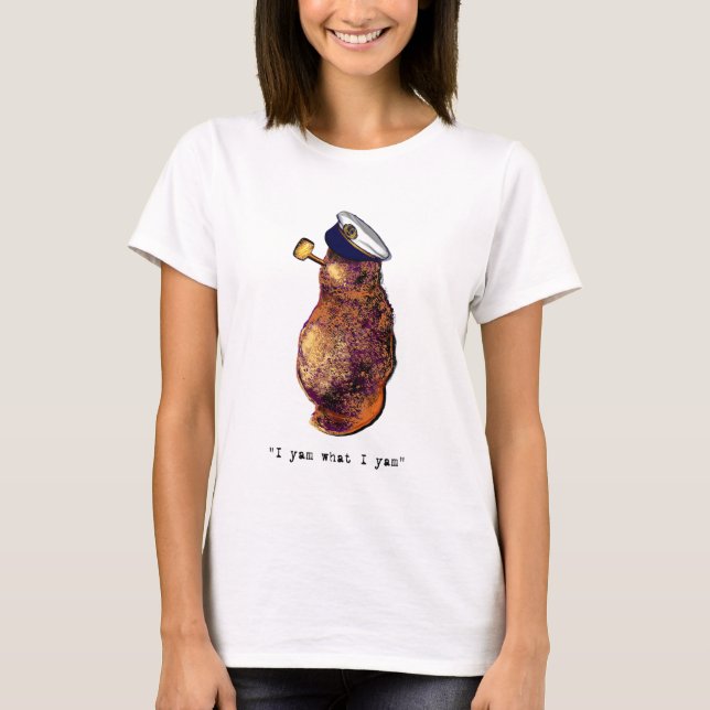 Jamswurzel I was ich Jamswurzellicht T-Shirt (Vorderseite)